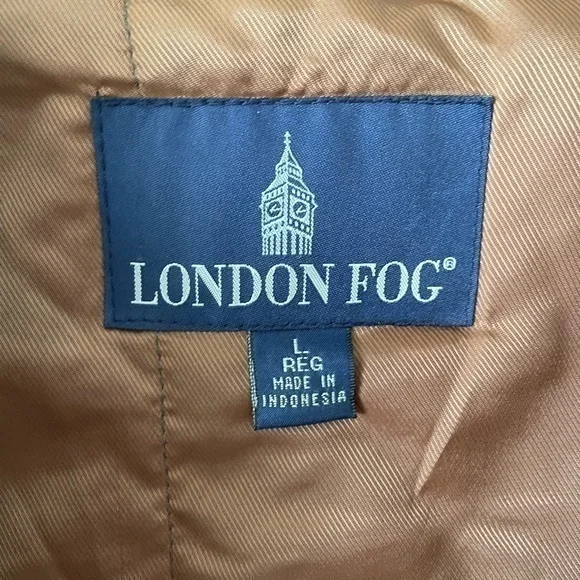 London Fog Mens Coat Size Larg